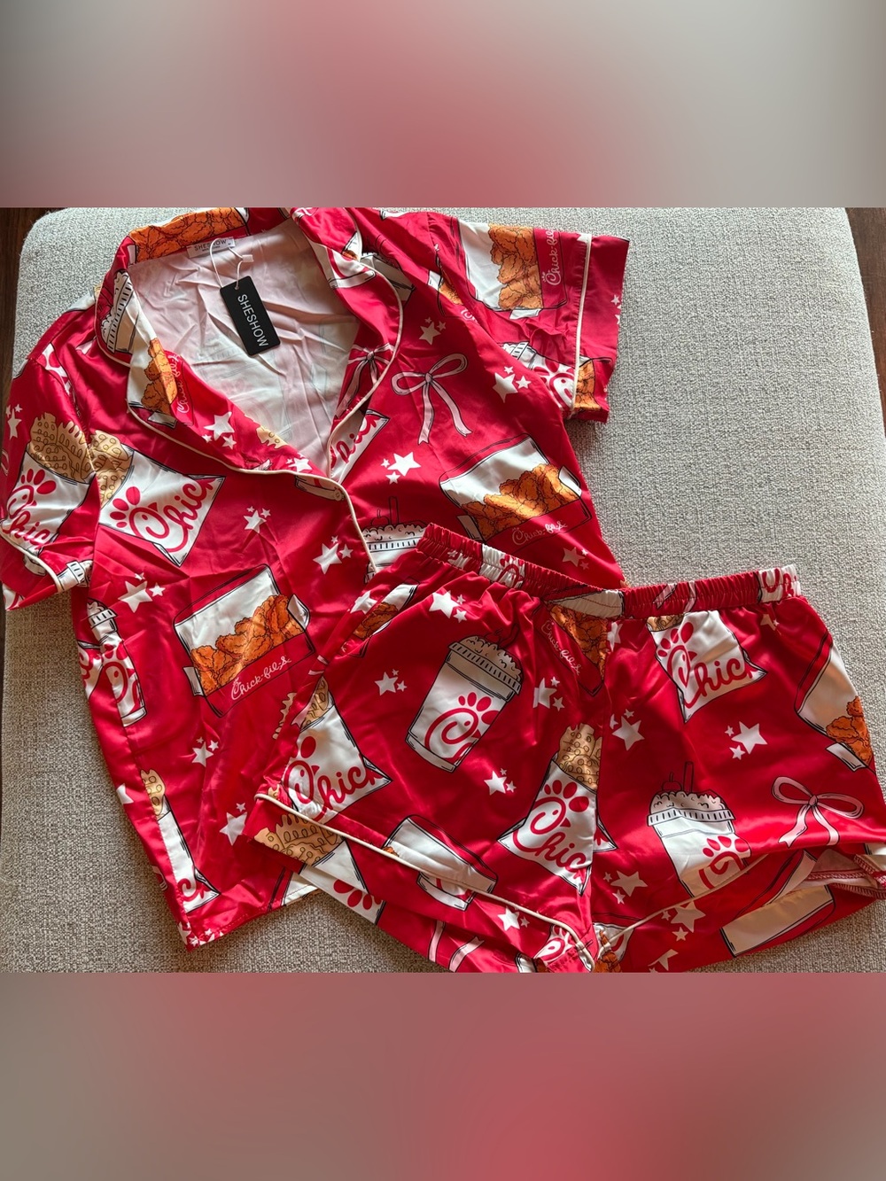 Chick-Fil-A Short Pajama Set - Women's Two-Piece Sleepwear